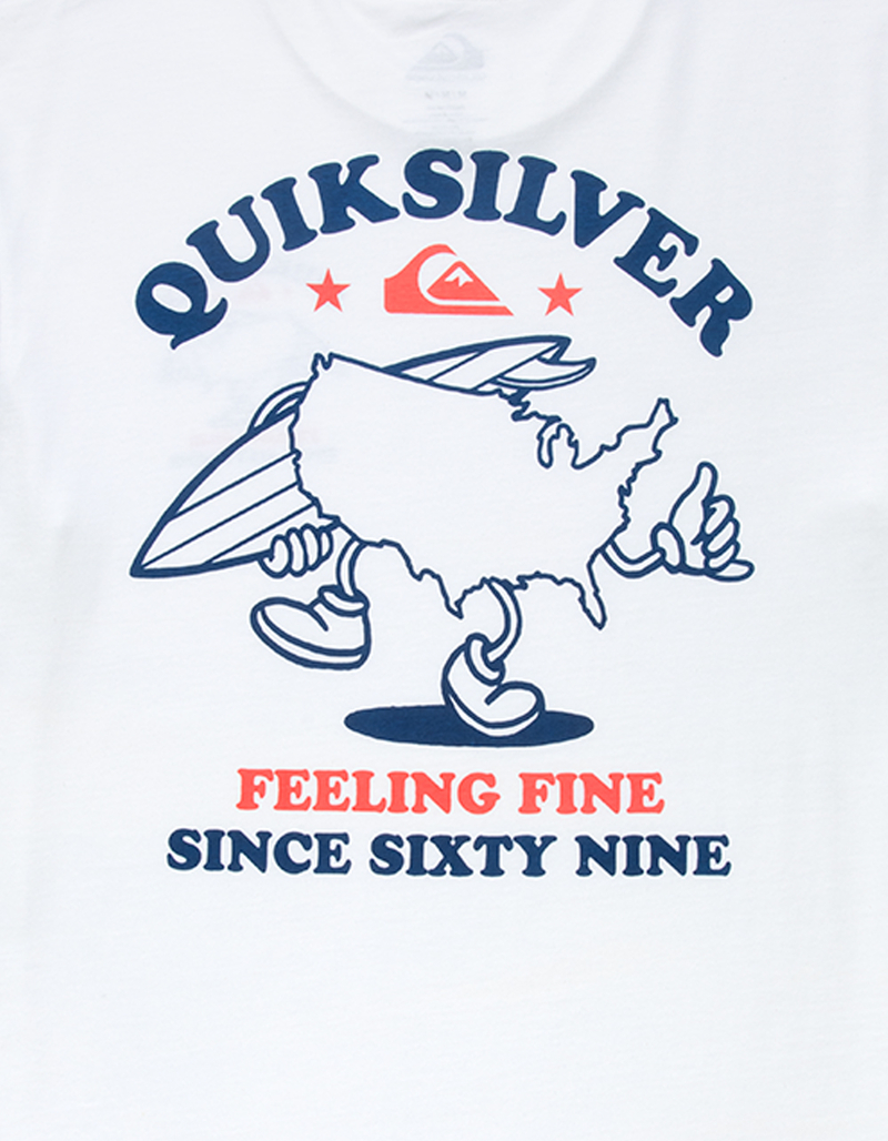 QUIKSILVER Surfing USA Mens Tee image number 2