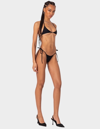 EDIKTED Elora Micro Triangle Bikini Top