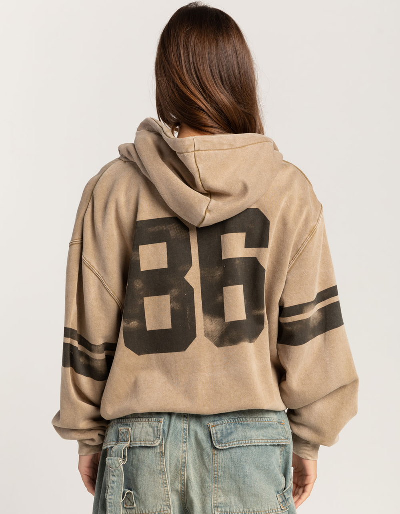 BDG Urban Outfitters Dusty Womens Oversized Zip Up Hoodie image number 3