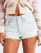 LEVI'S 501 High Rise Womens Denim Shorts - Find Time image number 8