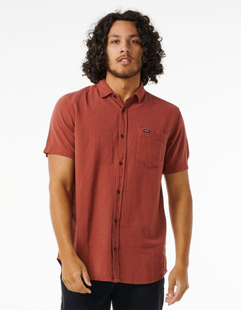 RIP CURL Washed Mens Button Up Shirt