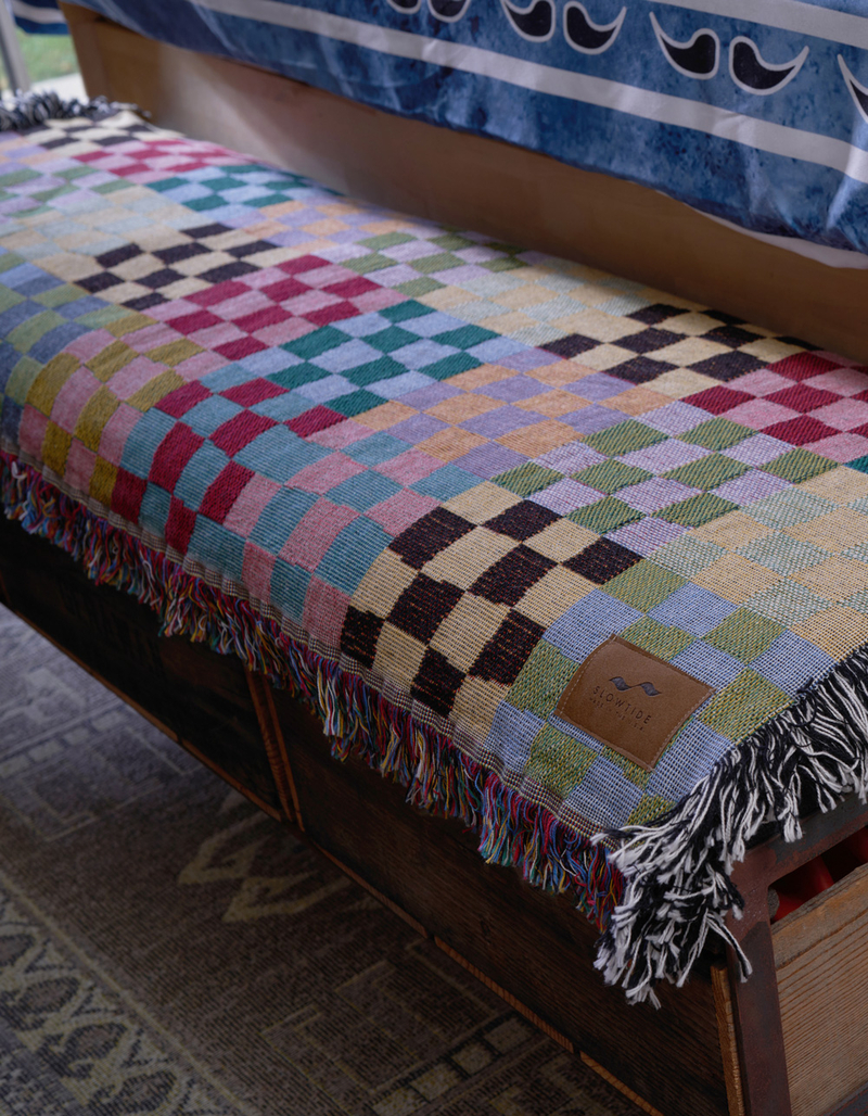 SLOWTIDE Checkmate Tapestry Blanket image number 2