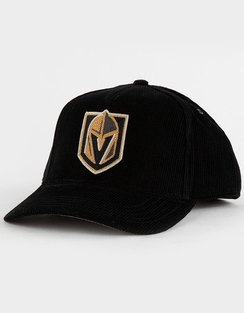 AMERICAN NEEDLE Corduroy Valin Las Vegas Golden Knights NHL Mens Snapback Hat image number 0