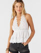 O'NEILL Siena Embroidered Womens Halter Top image number 1