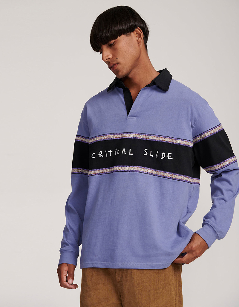 THE CRITICAL SLIDE SOCIETY Bells Mens Long Sleeve Polo Shirt image number 1