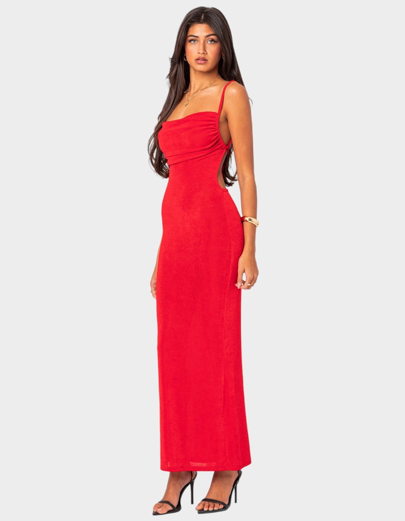 EDIKTED Clea Open Back Maxi Dress image number 2