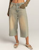 BDG Urban Outfitters Jaya Bleached Cut-Off Cropped Womens Jorts image number 2