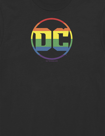 DC COMICS Rainbow Icon Unisex Tee