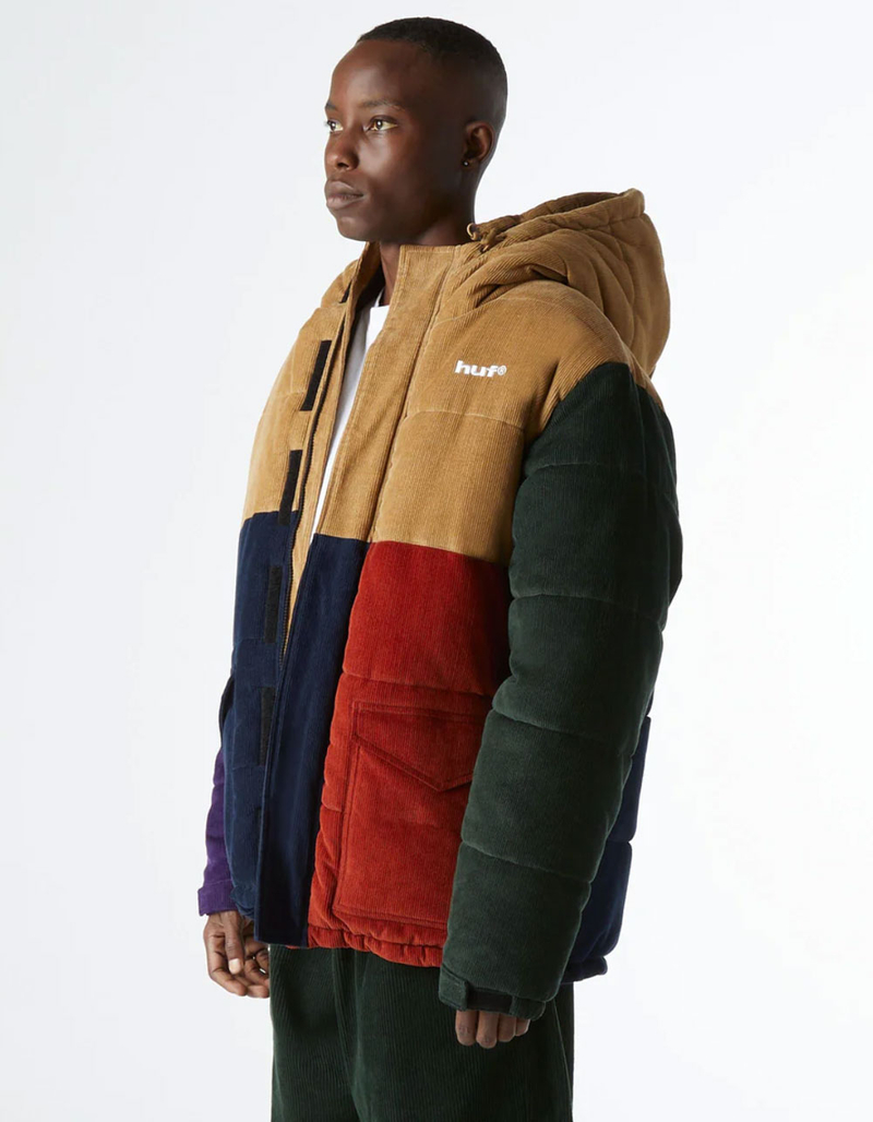 HUF Anglin Mens Corduroy Insulated Jacket image number 3