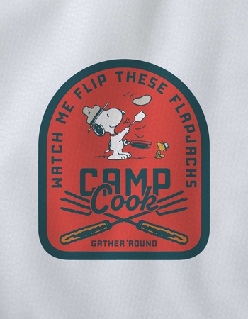 PEANUTS Beagle Scout Snoopy Camp Cook Badge Unisex Kids Tee