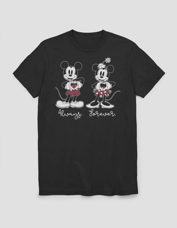 DISNEY Mickey And Minnie Always Forever Unisex Tee