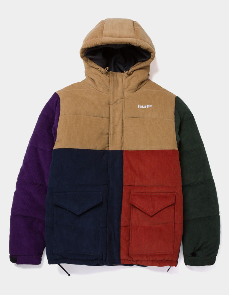 HUF Anglin Mens Corduroy Insulated Jacket image number 0