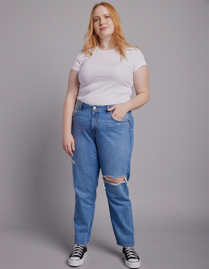 RSQ Womens Vintage Mom Jeans image number 7