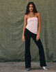 WEST OF MELROSE V Low Rise Womens Flare Pants image number 5