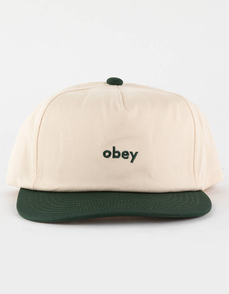 OBEY 5 Panel Mens Snapback Hat image number 1
