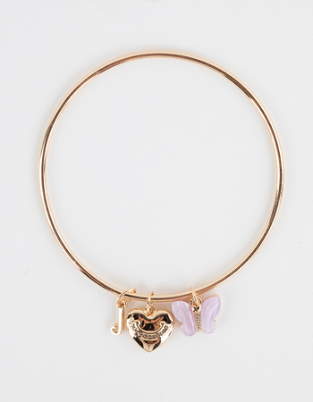 JUICY COUTURE Heart Butterfly Bangle Bracelet Primary Image