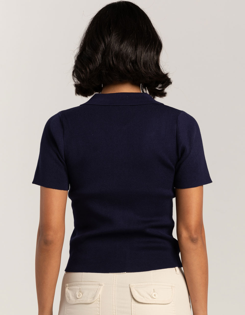 RSQ Womens Button Up Polo Shirt image number 3