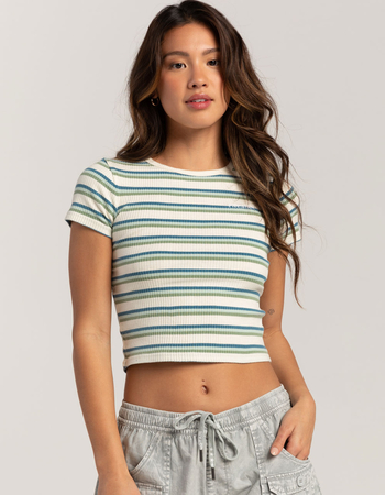 FIVESTAR GENERAL CO. Stripe Knit Womens Tee Primary Image