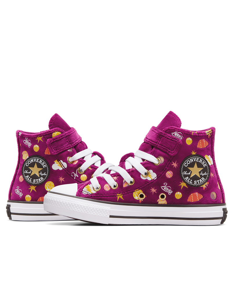 CONVERSE x Wonka Chuck Taylor All Star Easy On High Top Little Kids Shoes image number 7