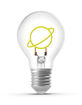 Planet Filament LED Light Bulb image number 2