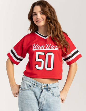 HYPE AND VICE University of Utah Womens Football Jersey Primary Image
