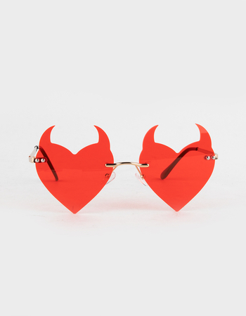 RSQ Devil Heart Sunglasses