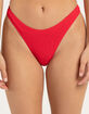 RSQ Ruffle Cheekier High Leg Bikini Bottoms image number 2