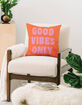 DENY DESIGNS June Joural Good Vibes 16" x 16" Pillow image number 2