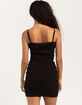 FULL TILT Lace Cami Rib Bodycon Womens Dress image number 4