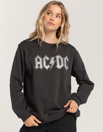 AC/DC Stud Womens Crewneck Sweatshirt