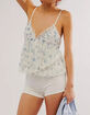 FREE PEOPLE Femme Fatale Printed Womens Cami image number 1