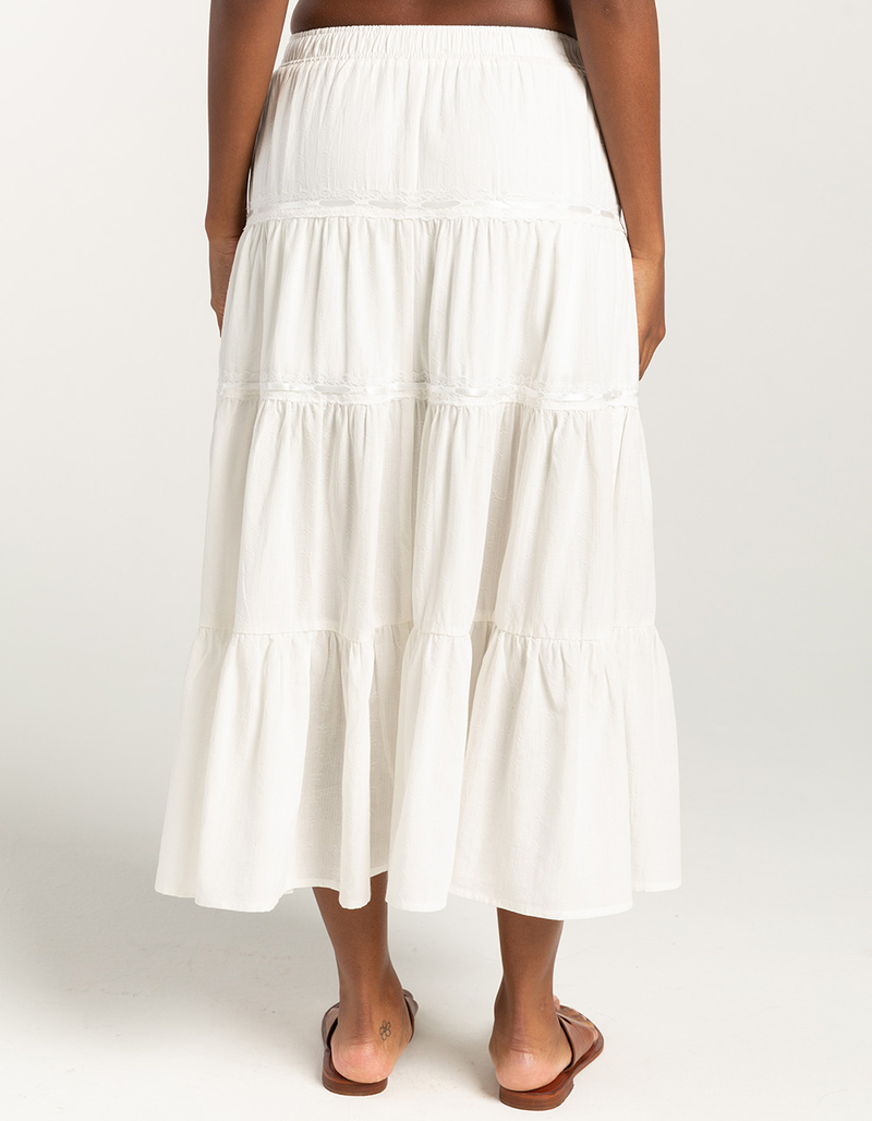 RSQ Womens Mid Rise Tiered Midi Skirt image number 3