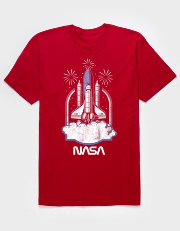 NASA Rocket Fireworks Unisex Tee