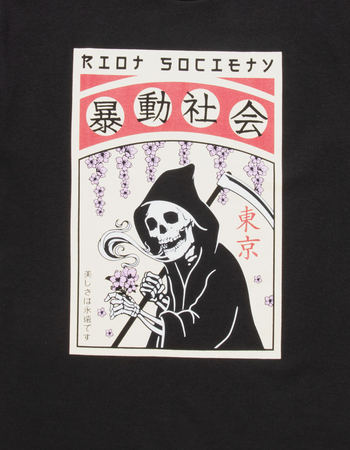 RIOT SOCIETY Reaper Flower Garden Boys Tee