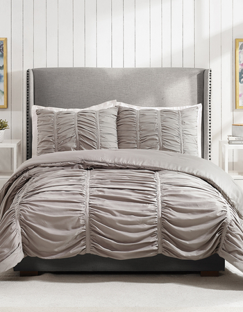 Ruched Twin/Twin XL Comforter Set