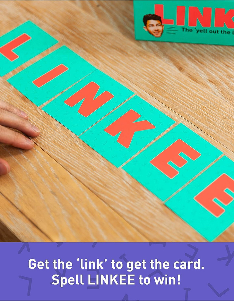 Linkee Game Nick Jonas Edition: Quiz Board Game for Adults and Teens image number 3