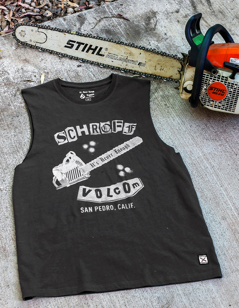 VOLCOM x Schroff Mens Muscle Tee image number 2