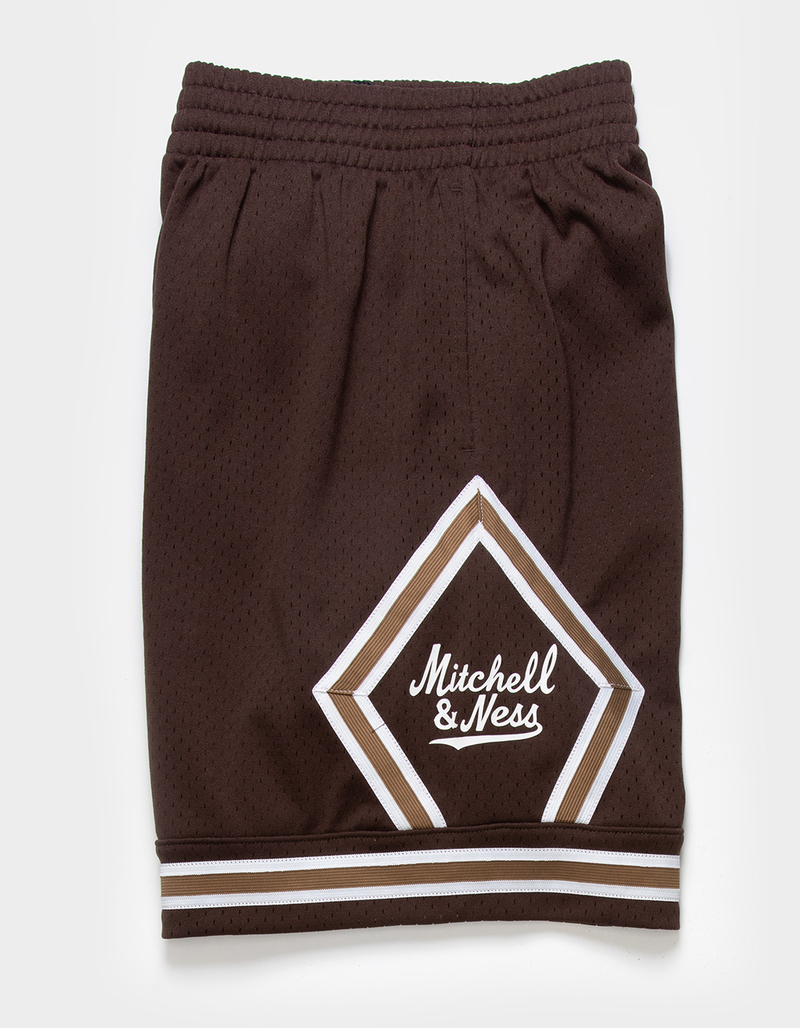 MITCHELL & NESS Branded Diamond Script Mens Shorts image number 1