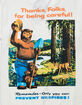 SMOKEY THE BEAR Prevent Wildfires Boys Tee image number 3