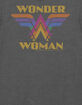 WONDER WOMAN Rainbow Logo Unisex Tee image number 2