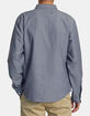 RVCA Dayshift Stripe Mens Button Up Shirt image number 3