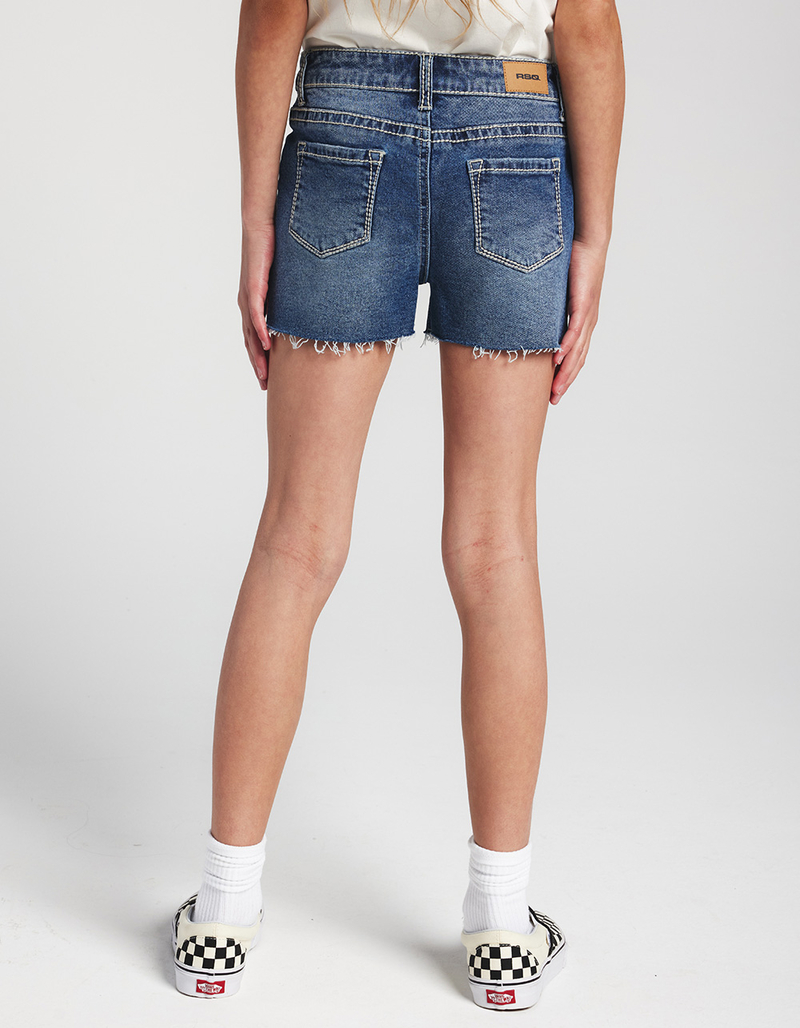 RSQ Girls Vintage High Rise Stitch Shorts image number 5