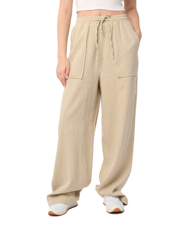 BLANK NYC Pull-On Linen Pant