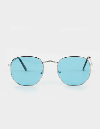 RSQ Geometrical Metal Sunglasses