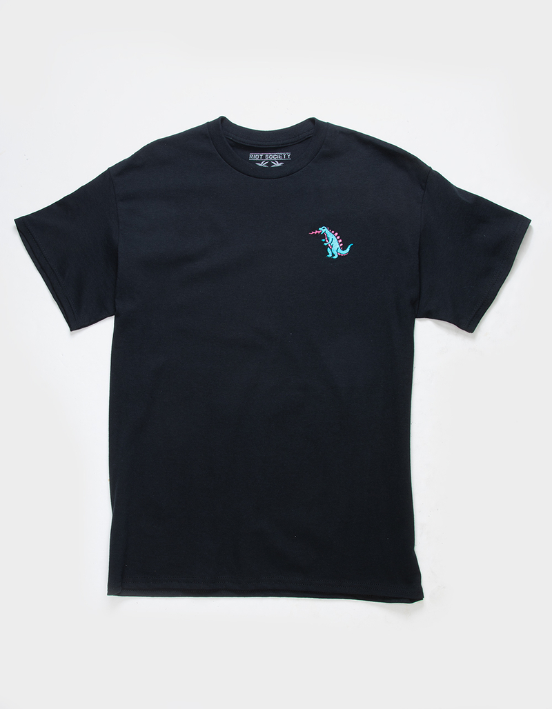 RIOT SOCIETY Dinosaur Embroidered Mens Tee image number 0