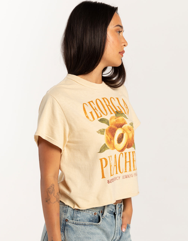 FULL TILT Georgia Peach Womens Crop Tee image number 2
