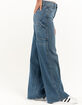 RSQ Womens Wide Leg Carpenter Jeans image number 2