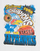 47 BRAND Kansas Jayhawks Bonanza Mens Tee image number 2