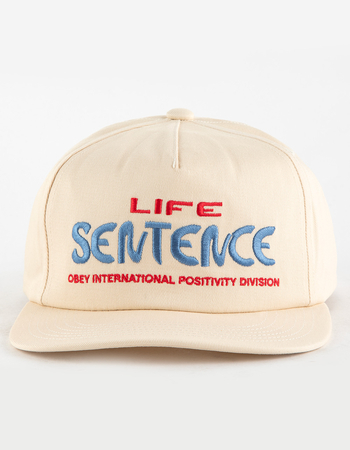 OBEY Life Sentence Snapback Hat