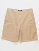 RSQ Mens Utility Canvas Shorts image number 3